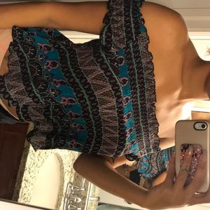 Floral Off The Shoulder Top